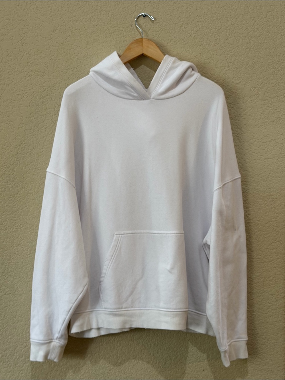 NUUDS Vintage Fleece Pullover Hoodie, Sz XL